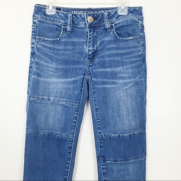 American Eagle Outfitters Jegging Ankle Jeans Sz 0 - Picture 2 of 8